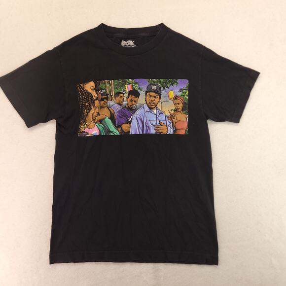 DGK Rap Short Sleeve Graphic Crew Neck Shirt Mens Size Small S Black - Picture 2 of 9